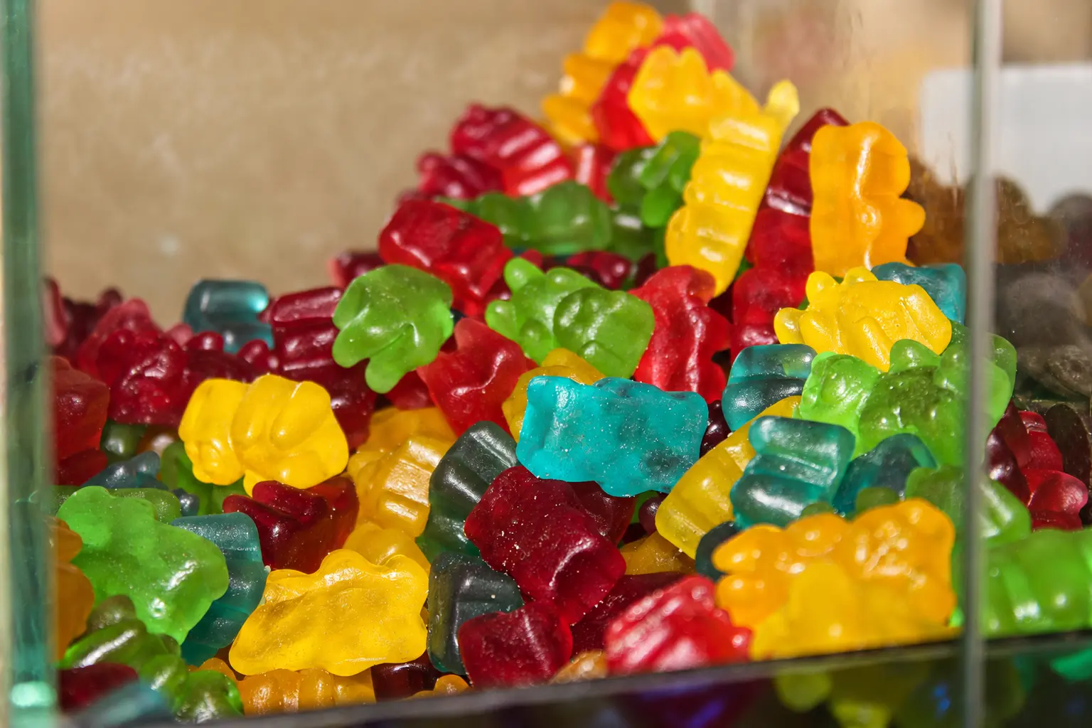 Gomitas de colores a granel