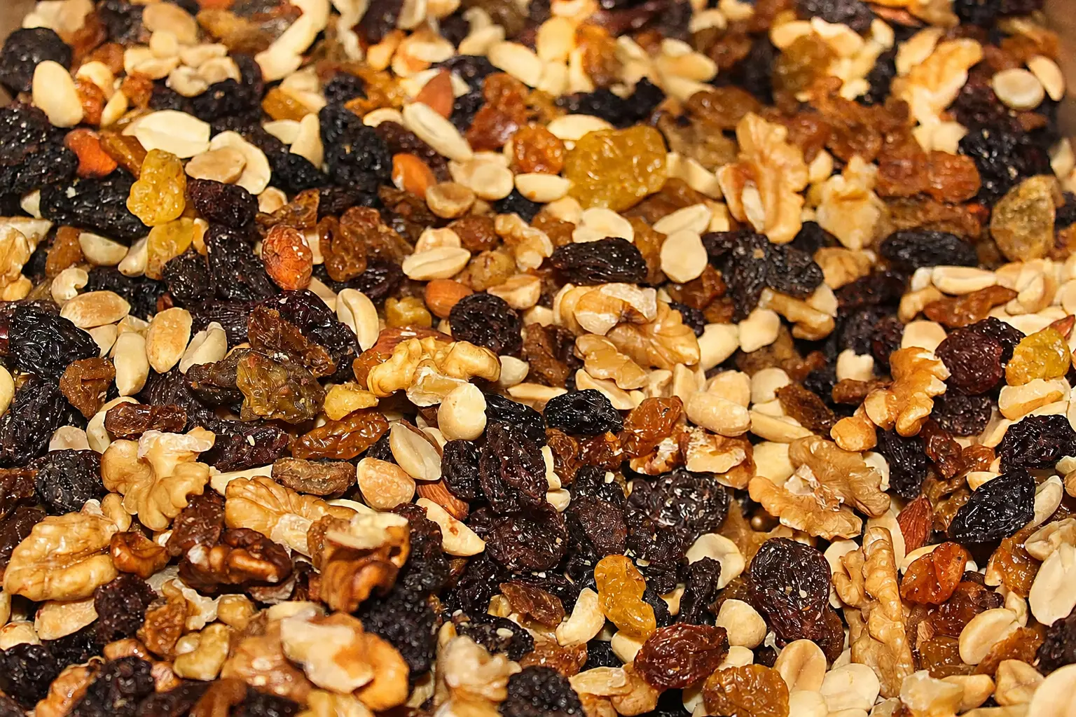 Mix de nueces, pasas y frutos secos